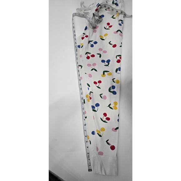 Hanna Andersson Colorful Cherries Jogger Pants Womens Medium 26x27 Loungewear - Picture 5 of 6